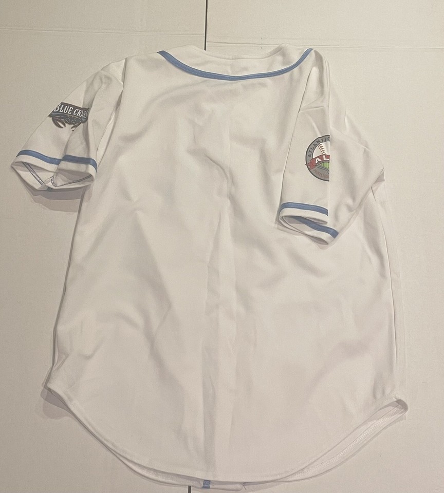 Southern Maryland Blue Crabs Baseball Jersey Mens L ALBP Atlantic