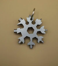 18 in1 Stainless Steel Snowflake Screwdriver Hex Wrench Opener Multi Repair Tool
