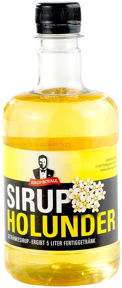 3 x syrup royal elderberry drink syrup 0.5 L EW drinks cocktails (9.99 EUR/L) - Image 2 of 2