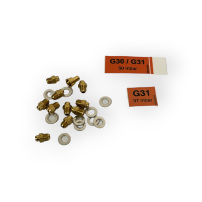 FERROLI KIT 10 NOZZLES 0.77 TRANSFORMATION FROM MTN TO LPG 39843720 GAS WATER HE