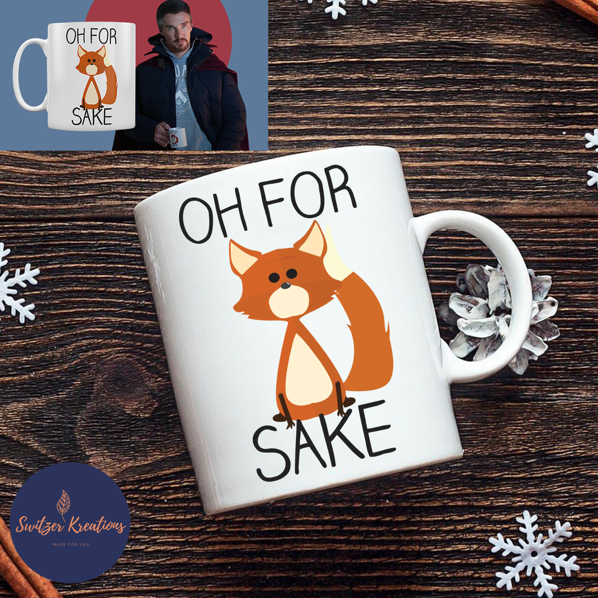Doctor Strange Oh For Fox Sake Mug - Spider-Man No Way Home Mug | eBay