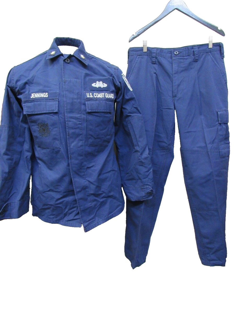 US Coast Guard USCG BDU Pants Trousers Shirt Operational Dress Uniform PSU  Patch