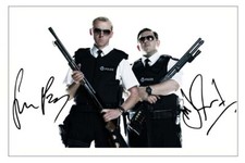 NICK FROST & SIMON PEGG Signed Autograph PHOTO Gift Print HOT FUZZ