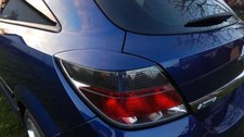 Vauxhall OPEL Astra H  05-10 GTC REAR eyebrows ABS plastic headlight spoiler lid