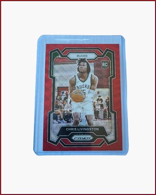 Chris Livingston Panini Prizm Red Wave RC