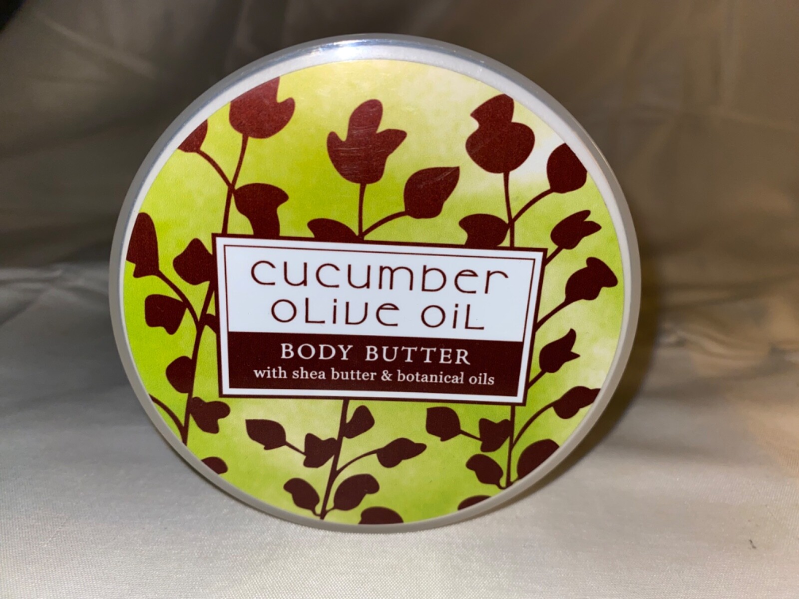 Greenwich Bay Trading Co. Lot of 2 Cucumber Olive Oil Body Butter 8 oz Free Ship
