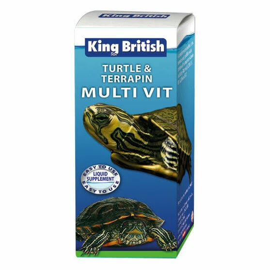 King British Turtle & Terrapin Multi-Vit Vitamins Supplement Multi Vit 20ml