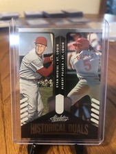 2022 Panini Absolute Historical Duals Lava #HD-SA Stan Musial Albert Pujols