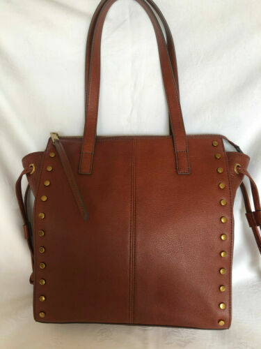 Fossil Elina Dark Red Leather Convertible Backpack  display picture 2