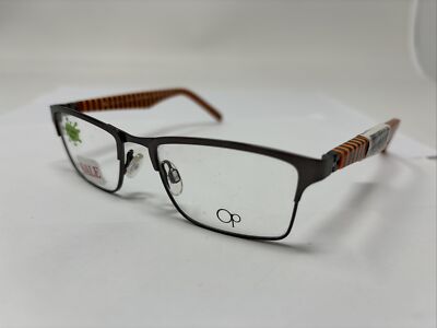 OP Eyeglass Frames Youth 47/16 L.125 MM CV OP861 Gunmetal Matte 180 Spring Hinge