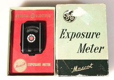 GENERAL ELECTRIC MASCOT EXPOSURE METER IN BOX