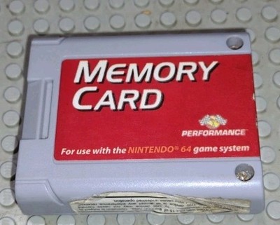 Performance Memory Card Nintendo 64  