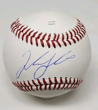 Jordan Luplow Signed Autographed Rawlings Official League Baseball BRAVES