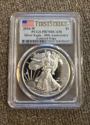 2016-W American Silver Eagle 30th Anniversary PCGS PR70 DCAM First Strike