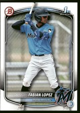 2025 Bowman #BP-19 Fabian Lopez Prospects