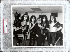 Foto original tipo 1 de Kiss, Jay Leno "The Tonight Show Meets Rock" de 1990
