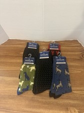 5 Pairs Juncture Mens Size 6-12 Fashion Dress Socks Mid Calf Socks With Designs