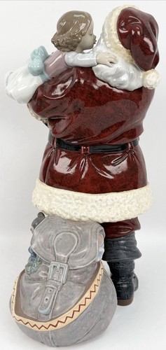 LLADRO #1960 SANTA I’VE BEEN GOOD LTD ED FIGURINE ORIGINAL BOX & COA LARGE MINT! - Picture 5 of 7