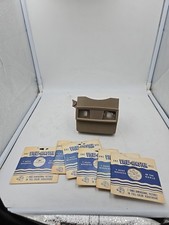 Vintage Sawyers Viewmaster Viewer View Master Brown With Reels