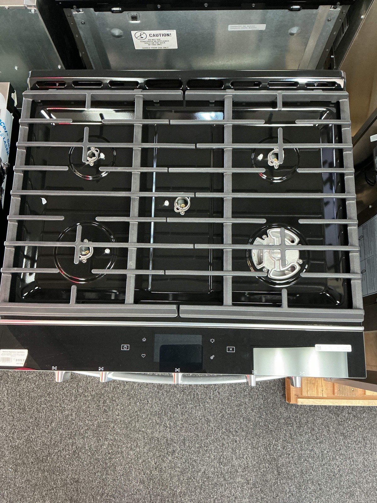 Side Box Lable Whirlpool WEG750H0HZ Gas Range (Open Box / Scratch & Dent) | eBay