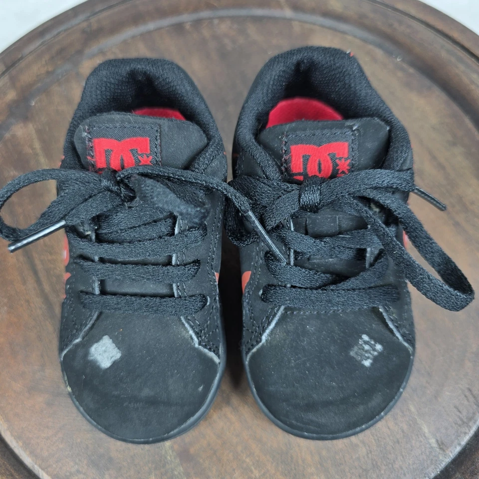 Zapatos De Colección DC Y2K Court Graffik SE Zapatos para Niños Pequeños Talla 5T Llamas de Monopatín Foto 3 de 4