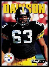 Dermontti Dawson, 1992 SkyBox Impact, #154, Pittsburgh Steelers,