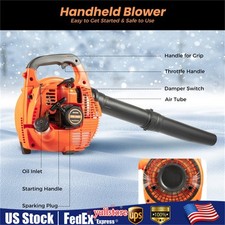 Handheld Leaf Blower Gas Powered 2-Stroke Com...