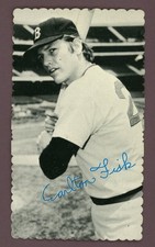 1974 Topps Deckle Edge #64 Carlton Fisk Boston Red Sox
