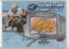 2018-19 Upper Deck Ice Signature Swatches /150 Patric Hornqvist #SW-PH Auto 0fo5