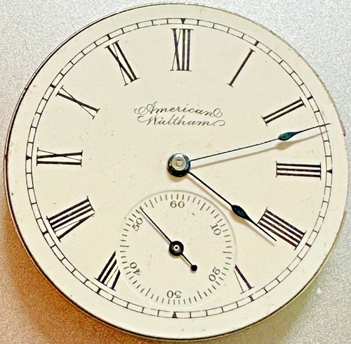 * Vintage 1896   6 Size WALTHAM Gr W M. 1890  11J Pocket Watch Movement  M3