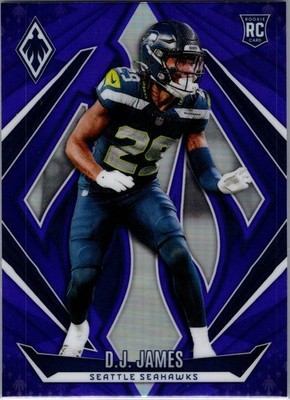 2024 Panini Phoenix - Rookies D.J. James #172 Purple (RC) 