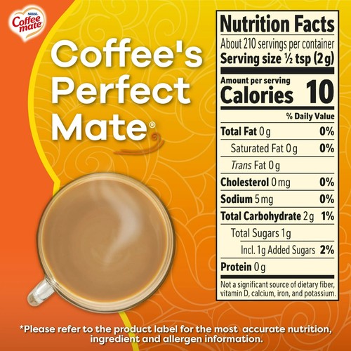 Nestle Coffee Mate Hazelnut Powder Coffee Creamer, 15 oz
