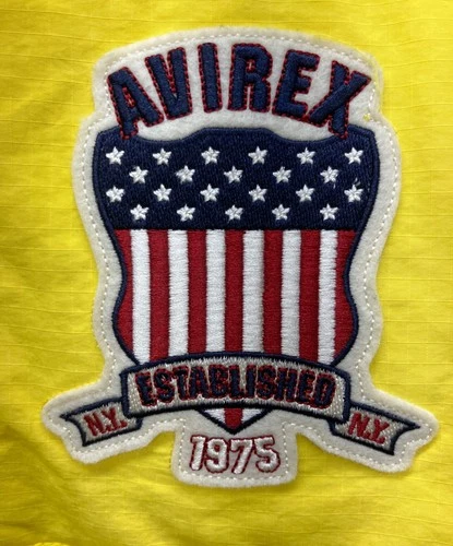 Avirex Puffer Jacket Men's Size 2XL Yellow New image 9