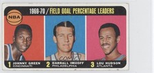 1970-71 Topps League Leaders Johnny Green Darrall Imhoff Lou Hudson #3 HOF 0q4