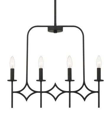 Minka Lavery 5037-66A Muncie 36''W Taper Candle Style Chandelier - Coal