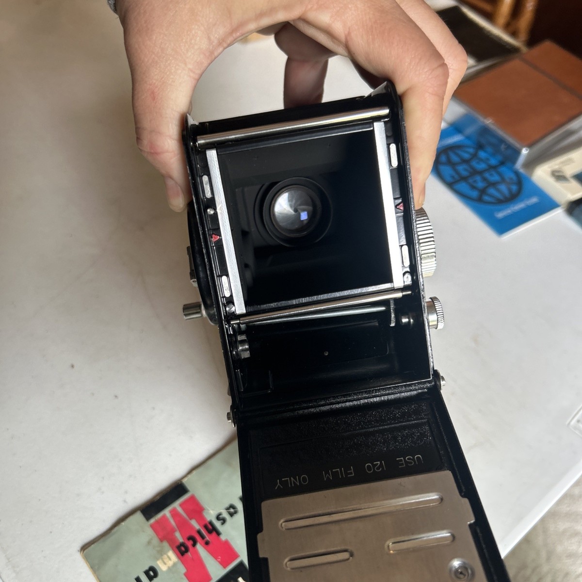 Yashica-Mat Copal MXV TLR Camera 80mm F3.2/3.5 with Leather Case