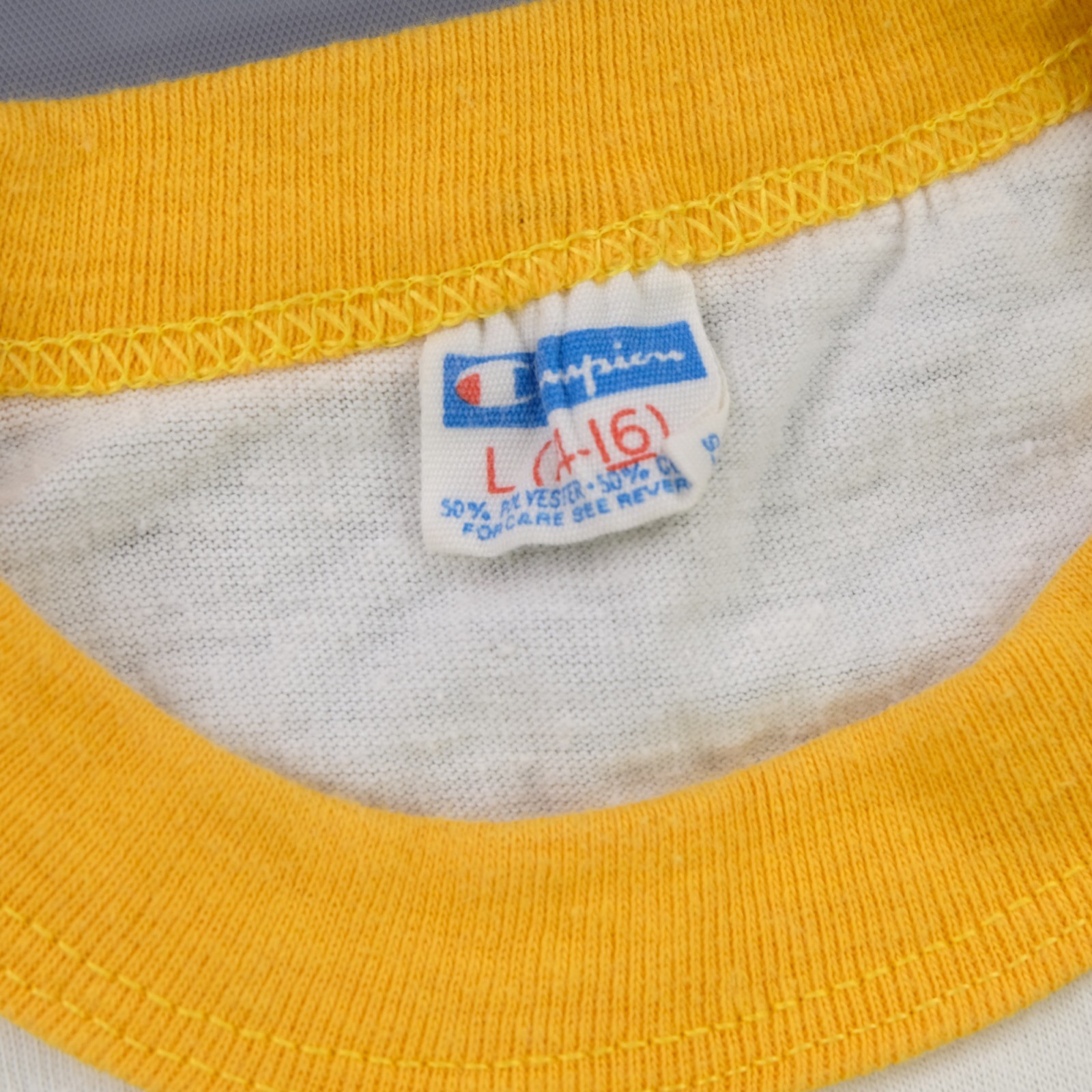 Rare VTG CHAMPION Snoopy Missouri Mizzou Tigers Ringer T Shirt 70s 80s Youth L image 3