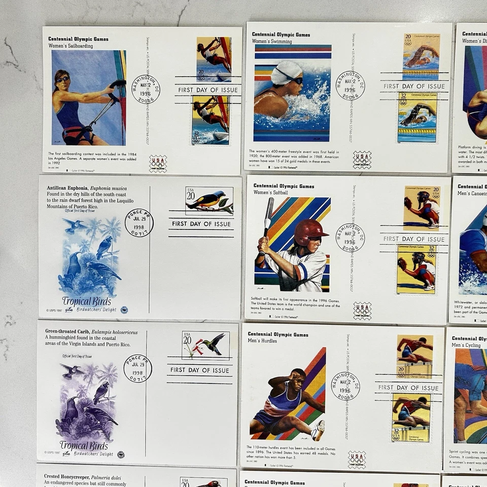 15 First Day of Issue Postal Covers Historic FDC 1996-98 Culture Lot #37 - Image 2 of 4