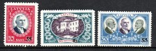 Latvia 1931 TB overprints top values fresh mint