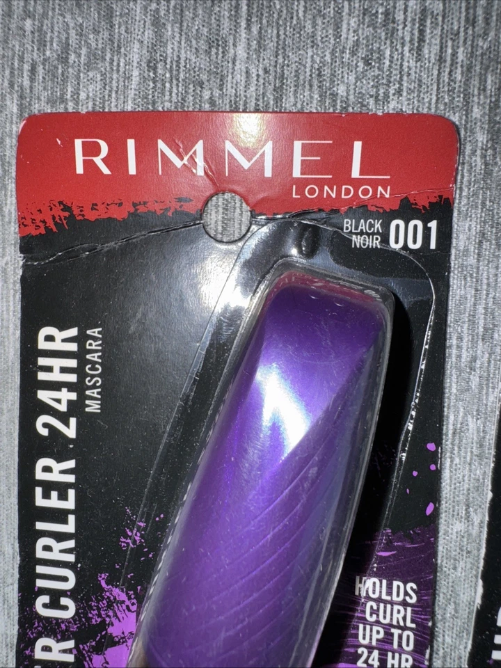 Rimmel Super curler 24HR 001 Black 2 Pack Free Shipping - Image 2 of 4
