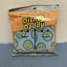New - Scrub Daddy Dish Wand Scouring Pad Refill Scrubbing Head - 2 Pack