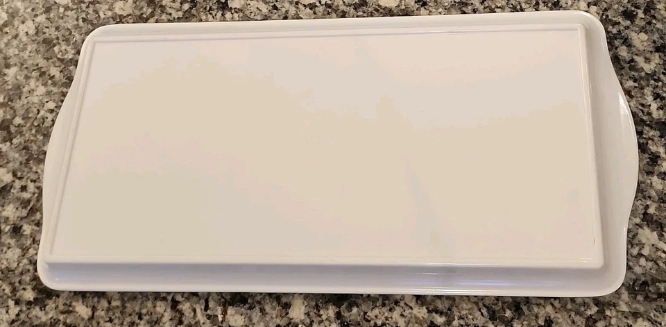 MCM Melamine Tray Farm Home Essentials Platter 15x7 Coffee Pot Cottage Grandma - Image 3 of 4