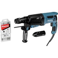 Makita HR2631FT13 Kombihammer, Kabelgebunden, Blau, 800 W - Sds-Plus