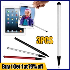 3PCS Smart Stylus Capacitive Pen For iPad Tablet Phone PC Touch Screen Pencil
