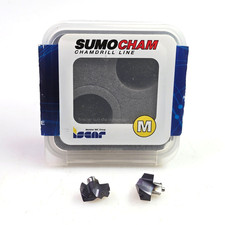 Iscar ICM 107 / ICM 0421 IC908 0.421" (10.7mm) Carbide Drill Inserts (2 pcs)