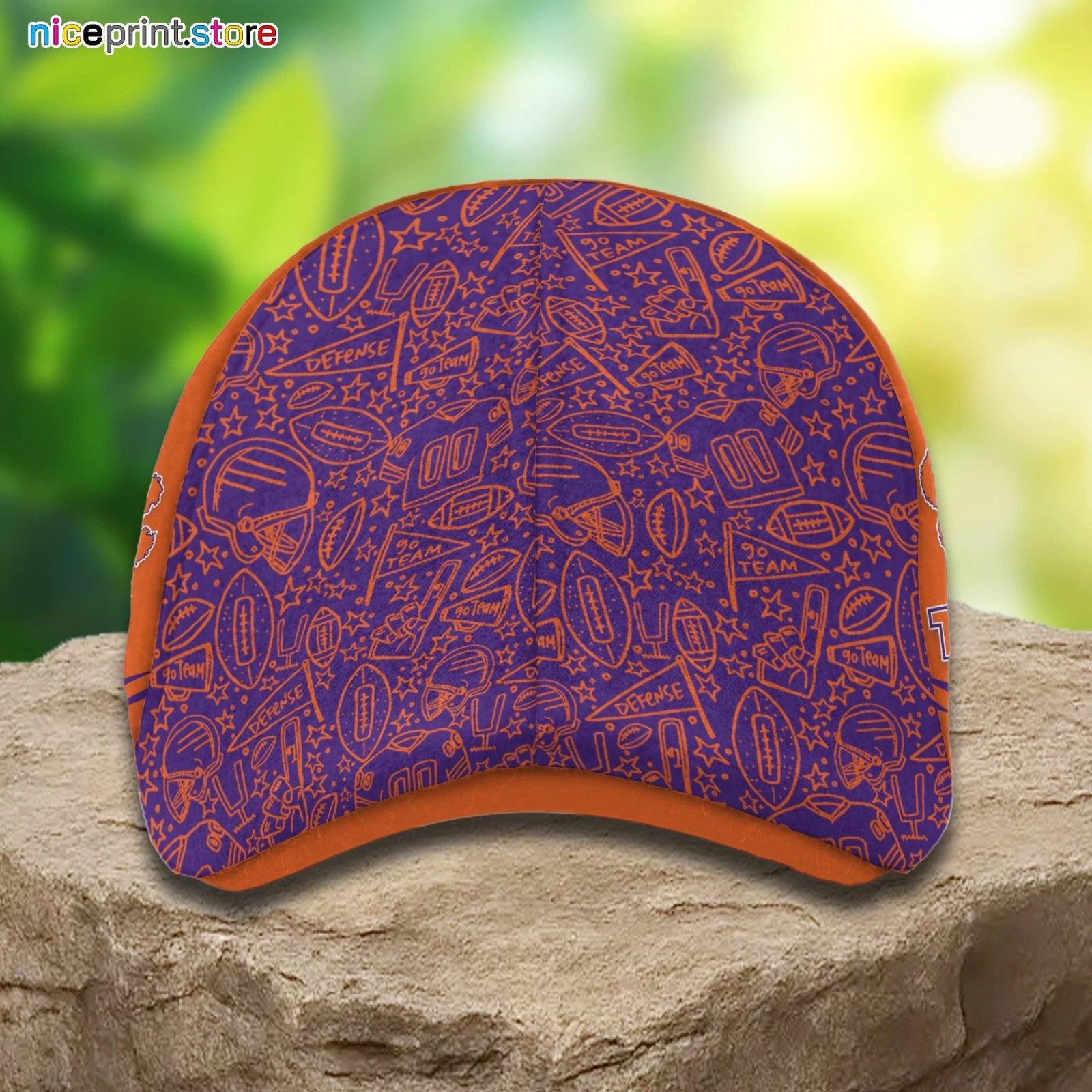 Clemson Team Tigers Ivy Cap NCAA Ivy Cap Flat Cap Driving Cap Golf Cap