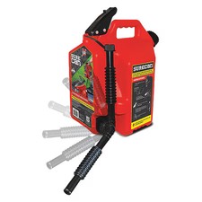 Surecan Sur5sfg2 Gas Can, Hdpe, 5 Gal, Flexible Rotating Nozzle, Self Venting,