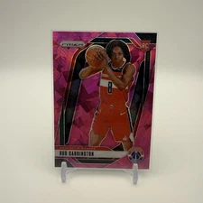 2024-25 Panini Prizm - Bub Carrington #244 Pink Ice Prizm (RC) - Wizards Rookie