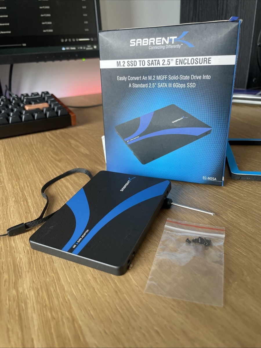 SABRENT SATA SSD to SATA Enclosure Adapter, to SATA