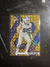 2025 Panini Mosaic - Matt Milano #241 Reactive Yellow Mosaic Prizm